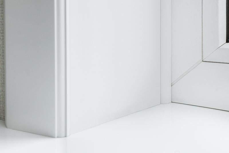 Стартовый профиль дверной QUNELL (St-25 мм, белая) [РАСПИЛ В РАЗМЕР] - фото 3 - id-p120465236