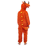 Пижама кигуруми Трицератопс оранжевый детский, фото 4