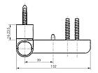 Петля дверная Roto Solid 150 P (17-20.5 мм, 110 кг, коричневый), фото 4