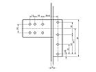 Петля дверная Roto Solid 150 P (14.5-17 мм, 110 кг, белый), фото 5