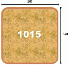 AGT профиль МДФ 1015 (груша (206), 50x50x2795 мм), фото 2