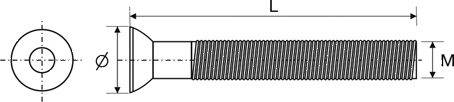 Винт стяжки винтовой FIRMAX (L=60 мм, D=12 мм, M6, цинк) - фото 2 - id-p120466763