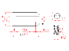 Полкодержатель для стеклянных полок FIRMAX (D=17 мм, H=8 мм, L=24 мм, никель матовый, цинк), фото 2
