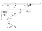 Кронштейн средний для полки ЛДСП 18 мм Firmax (белый) [СтС-0090-020], фото 4