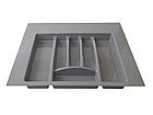 Лоток для столовых приборов в ящик Firmax (500-550 мм, серый), фото 4