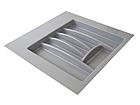Лоток для столовых приборов в ящик Firmax (500-550 мм, серый), фото 5