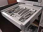 Лоток для столовых приборов в ящик Firmax (300-350 мм, серый), фото 6
