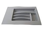 Лоток для столовых приборов в ящик Firmax (400-450 мм, серый), фото 4