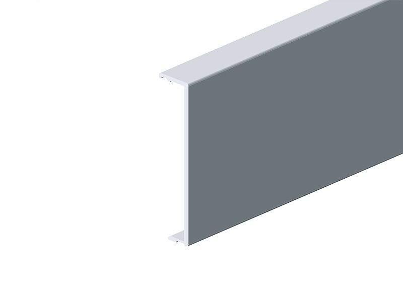 Торцевая накладка для столешницы SCILM [накладка] (Н=60 мм, L=4100 мм, алюминий) - фото 1 - id-p120466980