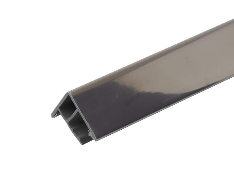 Торцевая заглушка или внешний угол 90° цоколя ALPHALUX (L=660 мм, пластик+алюминиевая фольга, зеркальный) - фото 1 - id-p120467129