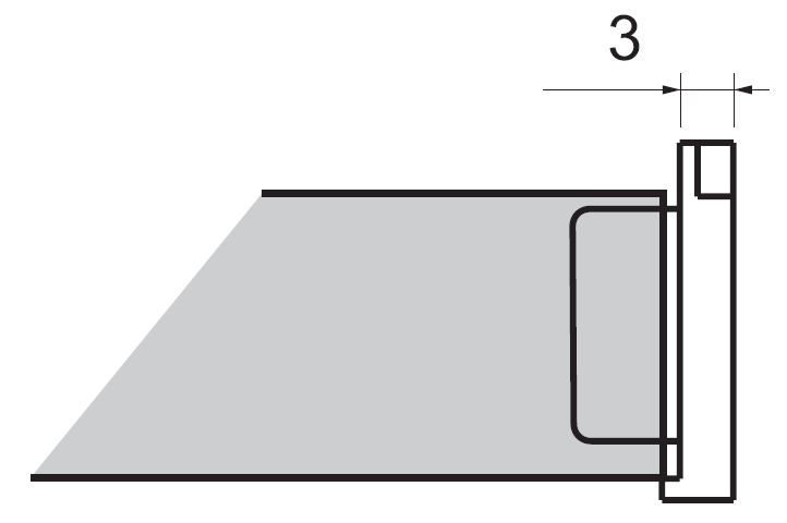 Пластиковая заглушка для цоколь кухонного FIRMAX (H=100 мм, чёрный) - фото 2 - id-p120467153