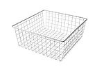 Корзина бельевая сетчатая для шкафа Firmax (190х450х450 мм, металлик серебристый), фото 3