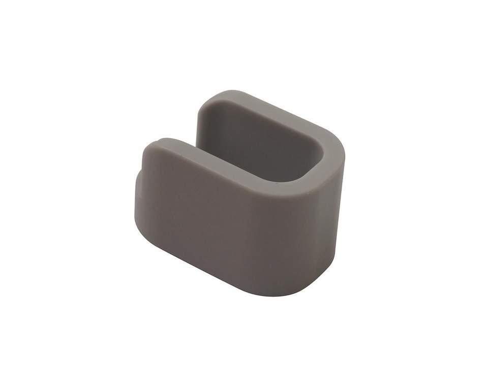 Карман для сетчатой полки Firmax (1 шт, пластик, серый) - фото 3 - id-p120467234