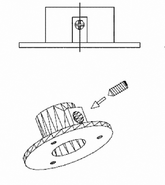 Штангодержатель для штанги мебельной круглой Firmax (D=25 мм) - фото 2 - id-p120467244
