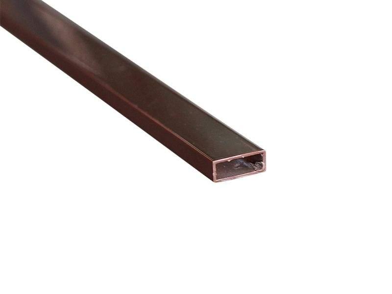 Профиль поперечный для москитной сетки BAUSET (МС-БАЗА, H=8 мм, B=20 мм, L=6 м, коричневый) - фото 1 - id-p120467491