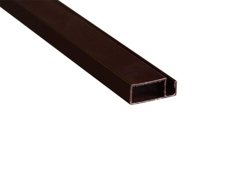 Профиль для москитной сетки BAUSET (МС-БАЗА, H=10 мм, B=25 мм, L=6 м, коричневый) - фото 1 - id-p120467496
