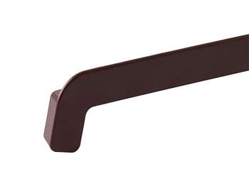 Накладка торцевая ABS к наружным сливам BAUSET MDN (25/380 мм, 2-х сторонняя, коричневый)