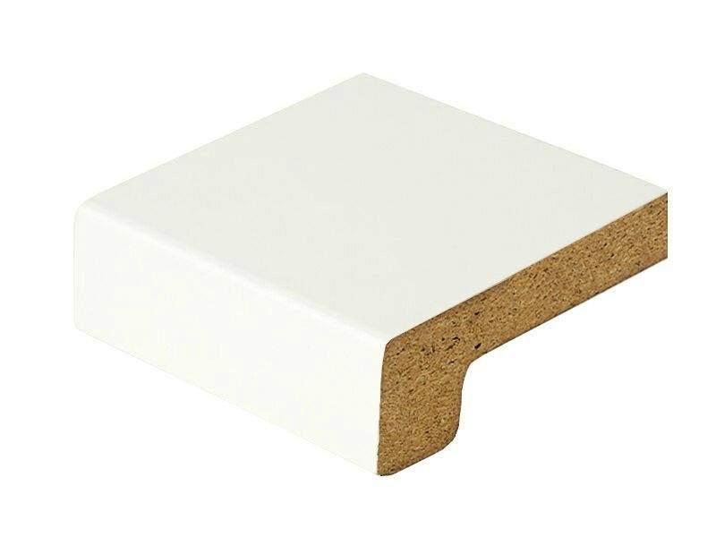 Подоконник деревянный Werzalit Exclusiv (550 мм, 1 капинос, белый) - фото 2 - id-p120468611