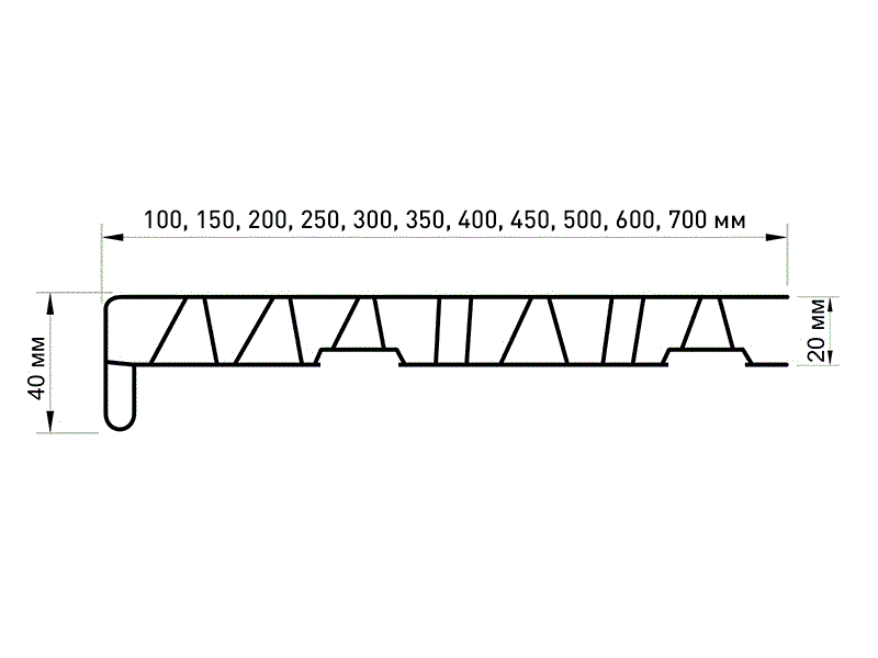 Толщина пластикового. Подоконник ПВХ белый 600мм, l=6м Premium. Габариты пластикового подоконника чертеж. Подоконник 450 мм ПВХ толщина. Подоконник ПВХ 200 чертеж.