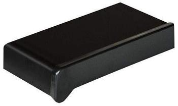 Подоконник пластиковый Moeller LD-S 30 (350 мм, черный ультрамат [clean-touch])