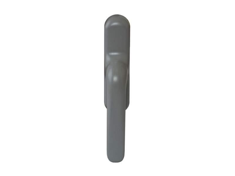 Ручка Prima с блокиратором и микровентиляцией для алминиевого окна, серебряная RAL9006, 01039970 - фото 2 - id-p120468906