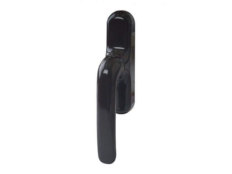 Ручка Prima с блокиратором и микровентиляцией для алминиевого окна, коричневая RAL8019, 01039640 - фото 1 - id-p120468913