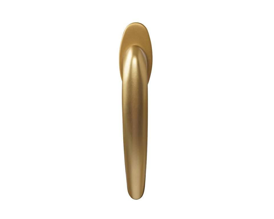 Ручка для окон из ПВХ MACO Rhapsody (Штифт=35 мм, 45°, золото матовое) - фото 3 - id-p120468970