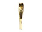 Ручка для окон из ПВХ Roto Line (Штифт=35 мм, 90°, латунь полированная / золото охра), фото 2