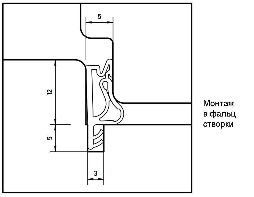 Уплотнитель для окон на наплаве и фальце Deventer S7503 (бежевый) [норма отпуска 5 м] - фото 6 - id-p120469138