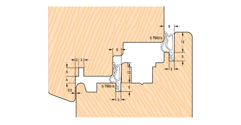 Уплотнитель для окон на наплаве и фальце Deventer S7503 (бежевый) [норма отпуска 5 м] - фото 7 - id-p120469138