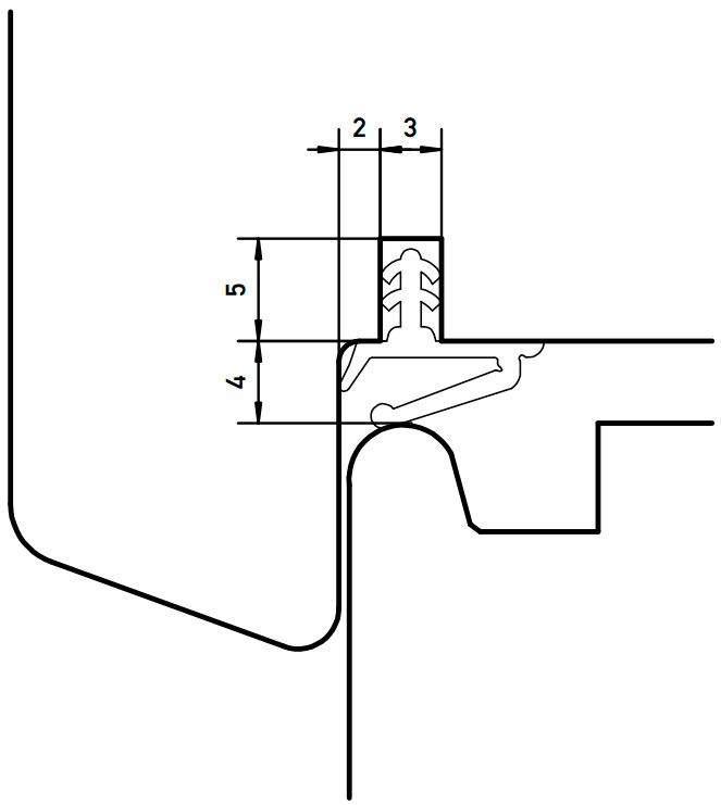 Уплотнитель для окон на раму Deventer S7624 (белый) [норма отпуска 5 м] - фото 2 - id-p120469155