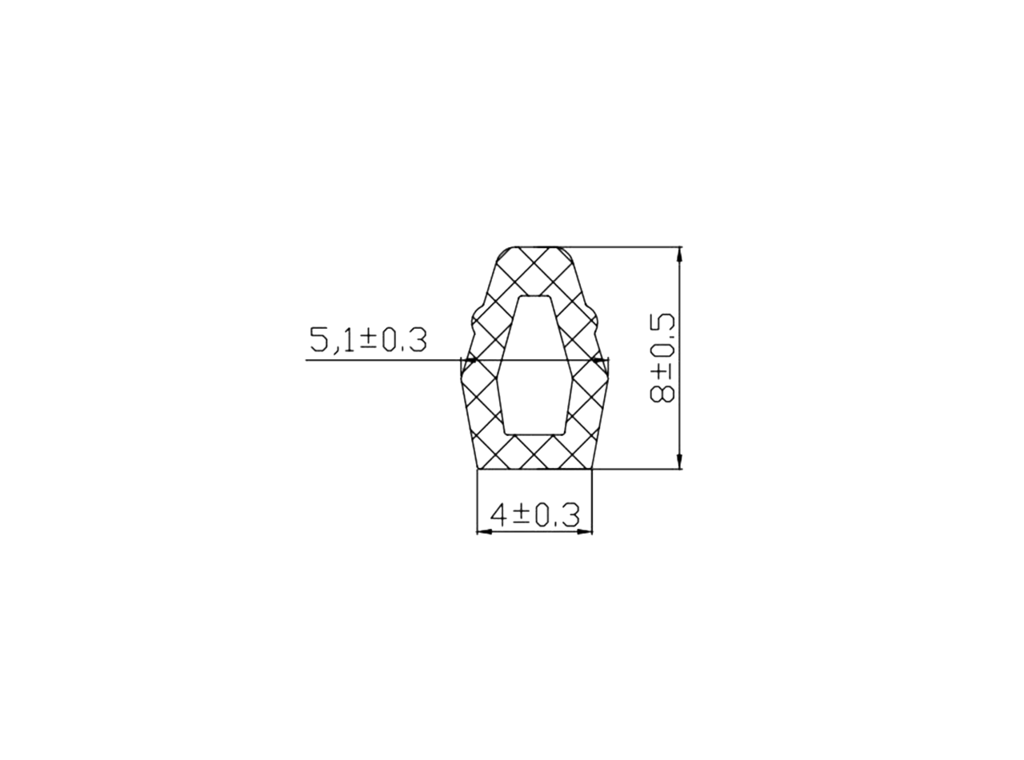 Заглушка паза штапика для ПВХ окон (белый) [норма отпуска 5 м] - фото 3 - id-p120469186