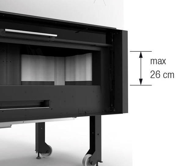 Каминная топка MONOBLOCCO 1300 H800 - PIANO - фото 2 - id-p120478734