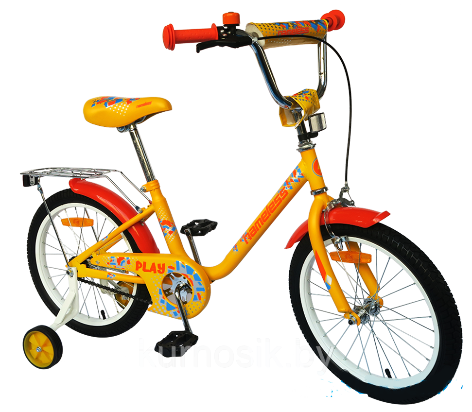 Велосипед детский Nameless PLAY 16" желто-оранжевый