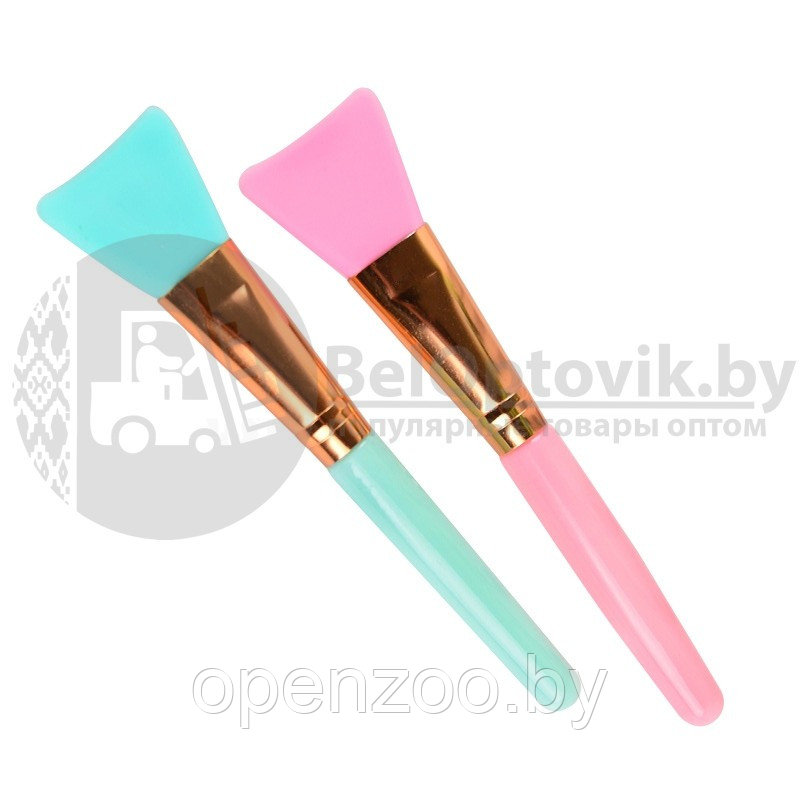 Силиконовая кисть для нанесения масок Silica Gel Mask Brush Розовый цвет - фото 6 - id-p120484251