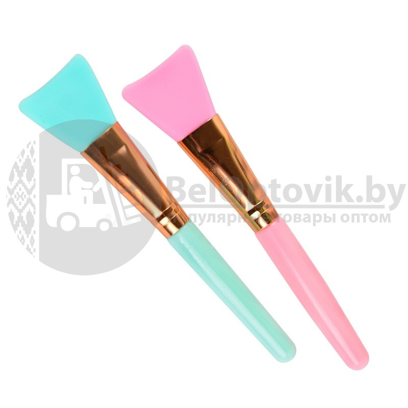 Силиконовая кисть для нанесения масок Silica Gel Mask Brush Розовый цвет - фото 6 - id-p120484381