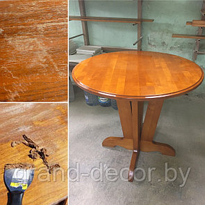 Реставрация стола. Ремонт деревянного стола.