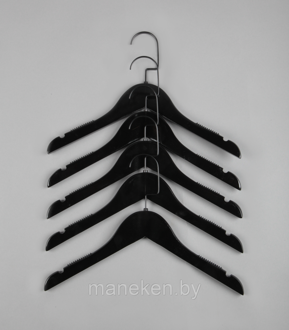 Вешалка(плечики) для одежды деревянная C31(черн/черн) - фото 3 - id-p120515701