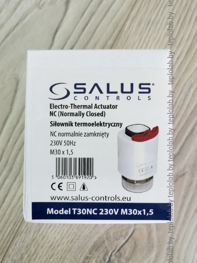 Термоэлектрический привод Salus T30NC - фото 7 - id-p120519011