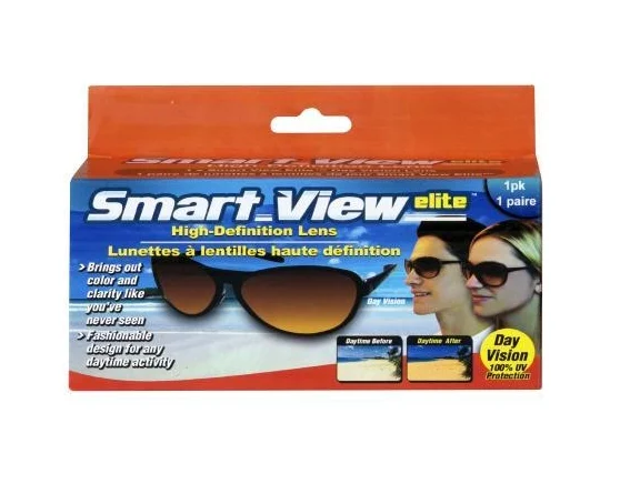 Антибликовые очки для водителей Smart View Elite (черные)