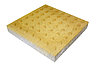 Тактильная плитка усеченный конус  40*40*6см (желтая) без учета рифа