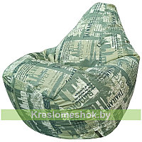 Кресло мешок Груша City (зеленый)