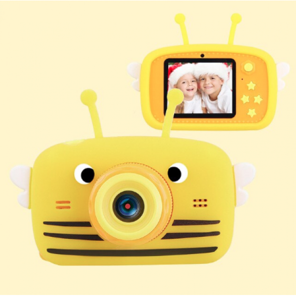 Детский цифровой фотоаппарат "Пчелка" Children's Fun Camera 2 камеры и встроенная память - фото 4 - id-p120524417