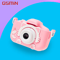 Детский фотоаппарат Childrens Fun Camera "Моя первая селфи камера GSMIN Fun Camera Kitty