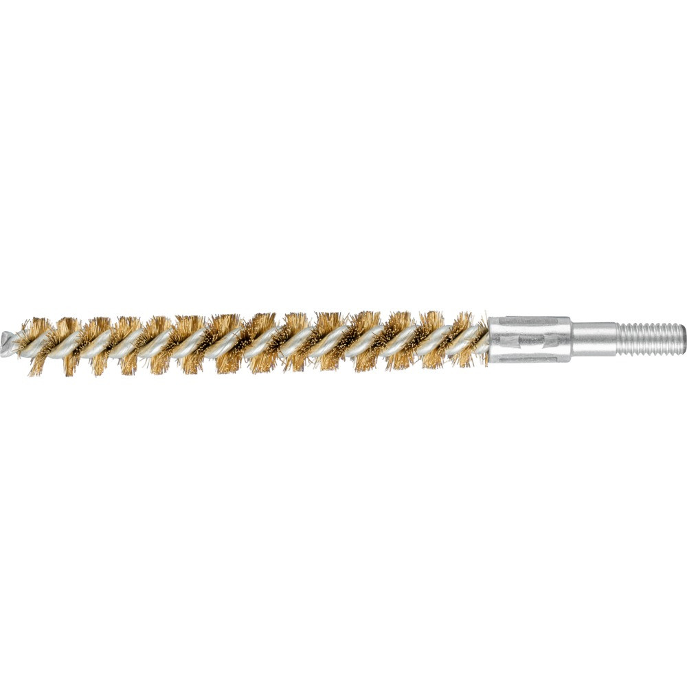 Щетка трубчатая 10 мм с резьбой, для мягких и цветных металлов  IBU 1080/M6 MES 0,15