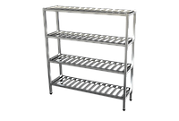 Стеллаж С4Р 1000*450*1600 мм, нерж. сталь