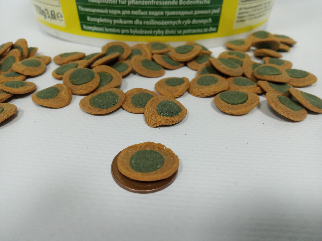 Tetra Pleco Spirulina Wafers корм для травоядных сомов(таблетки на развес 5 шт) - фото 3 - id-p120560148