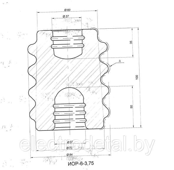 Изолятор ИОР-6-3,75 не армированный