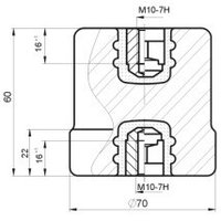 Изолятор опорный ИО 1-2,5 У3