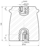 Изолятор опорный ИО-10-7,5 II У3